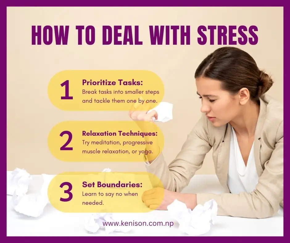 Tips on stress management and coping strategies.